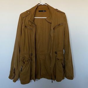 Mustard utility jacket